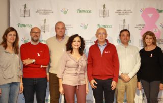 Miembros Junta Directiva del Colegio de Médicos de Cáceres- Día Mundial Cáncer de Mama