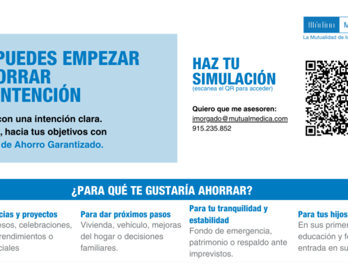 Mutual Médica informa sobre opciones de ahorro dirigidas a profesionales sanitarios