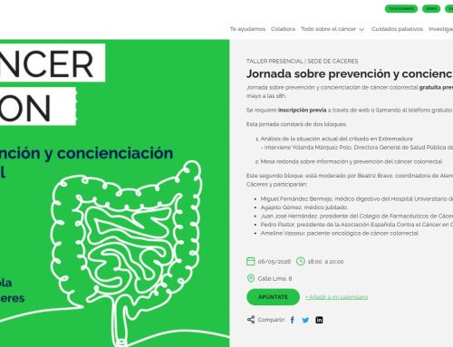 La Asociación Española Contra el Cáncer en Cáceres organiza unas jornadas sobre prevención y concienciación del cáncer colorrectal