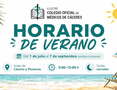 El Colegio de Médicos de Cáceres adapta su horario de atención al público durante los meses de verano